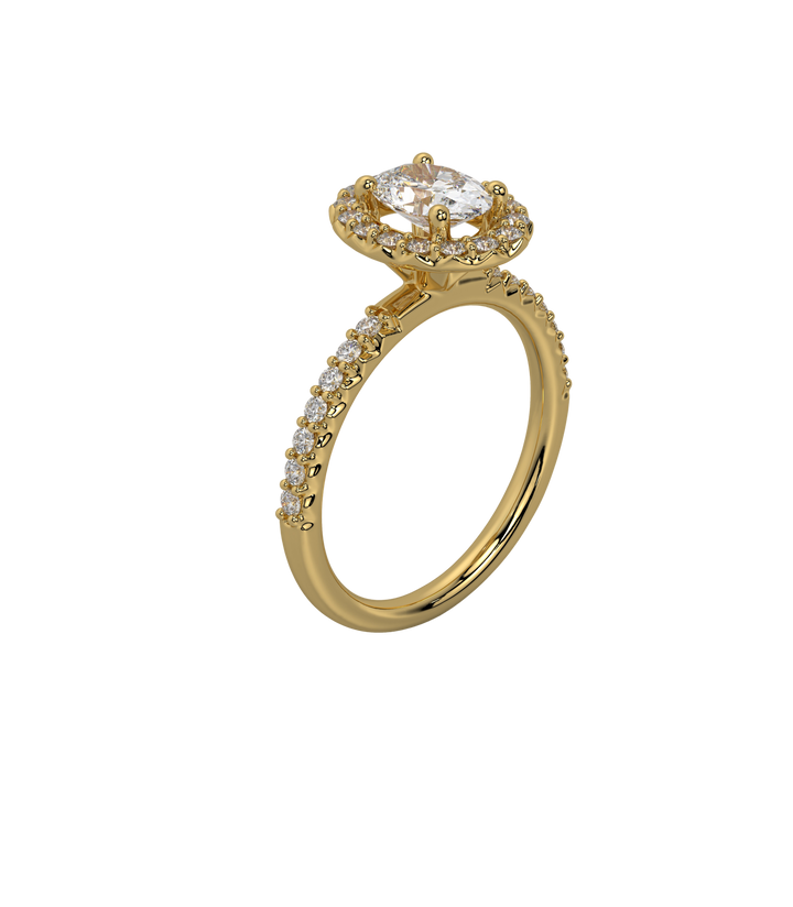 Anillo de diamantes Celeste