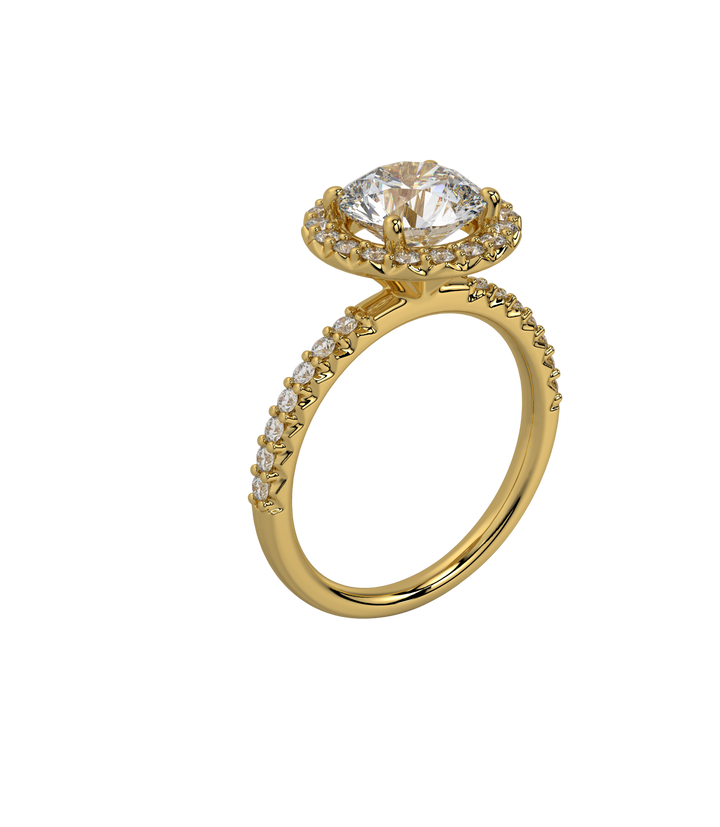Anillo de diamantes Celeste